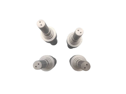 T-shaped tungsten carbide rod with double holes specifically designed for end mills