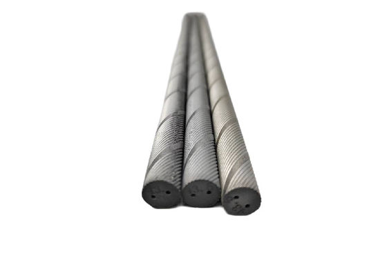 Tungsten Carbide Spiral Rod Impact Resistant With 0.4μM Grain Size