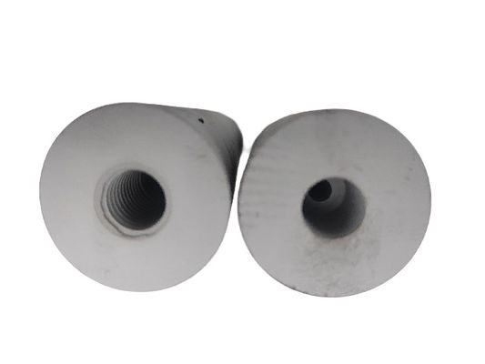 Tungsten carbide cold heading punch with screw threads