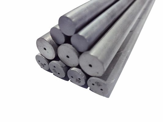 High Hardness Finest Carbide Spiral Rod / Tungsten Threaded Rod With Double Hole