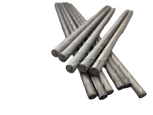 Ground Surface Finish Tungsten Carbide Helical Rod with Cooling Holes HRA 81.5-95 for Precision Machining