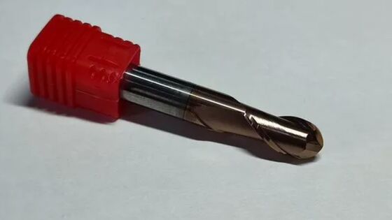 Carbide end mill HRC55 D10 brown copper coating
