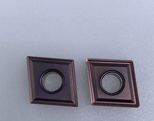 CNMG 120408 Carbide Insert with 80° Diamond Shape, Double-Sided Design, and Negative Rake for CNC Turning